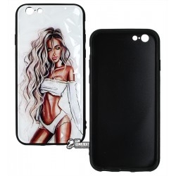 Чехол для iPhone 6, iPhone 6s, Ladies White Prism, пластик-силикон Чехол для iPhone 6, iPhone 6s, Ladies White Prism, пластик-силикон