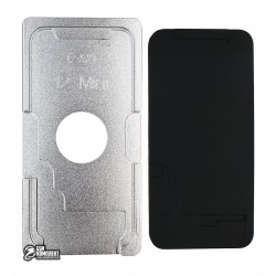 Комплект форм (из металла и резины) Apple iPhone 12 mini, для отцентровки и склеивания дисплея со стеклом оснащённым дисплейной рамкой