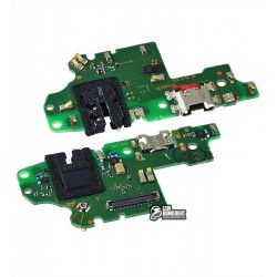 Шлейф для Huawei Honor 20i, HRY-AL00Ta, P Smart Plus (2019), коннектора зарядки,коннектора наушников, с компонентами, плата зарядки, Original PRC Шлейф для Huawei Honor 20i, HRY-AL00Ta, P Smart Plus (2019), коннектора зарядки,коннектора наушников, с компонентами, плата зарядки, Original PRC