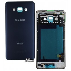Задняя панель корпуса для Samsung A700F Galaxy A7, синяя, оригинал Задняя панель корпуса для Samsung A700F Galaxy A7, синяя, оригинал