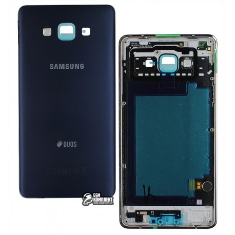 Задня панель корпусу для Samsung A700F Galaxy A7, синя, оригінал