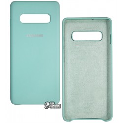 Чехол для Samsung G975 Galaxy S10 Plus (2019), Silicone Cover, софттач силикон, мятный Чехол для Samsung G975 Galaxy S10 Plus (2019), Silicone Cover, софттач силикон, мятный
