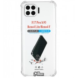 Чехол для Oppo Reno 4 Lite, Oppo F17 Pro, WXD HQ, силиконовый, противоударный, прозрачный