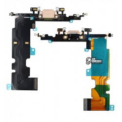 Шлейф для iPhone 8 Plus, коннектора зарядки, золотистый, China quality Шлейф для iPhone 8 Plus, коннектора зарядки, золотистый, China quality