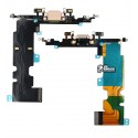Шлейф для iPhone 8 Plus, коннектора зарядки, золотистый, China quality