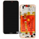 Дисплей для Huawei P20 Lite, рожевий, з акумулятором, з сенсорним екраном, з рамкою, оригінал, service pack box, (02352CCL/02351VUW/02351XUB), ANE-...
