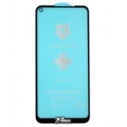 Защитное стекло для Xiaomi Redmi Note 9, Redmi Note 9T, Polycarbone, 3D, с фаской, черное Защитное стекло для Xiaomi Redmi Note 9, Redmi Note 9T, Polycarbone, 3D, с фаской, черное