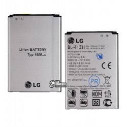 Акумулятор BL-41ZH для LG D290 L Fino, D295 L Fino Dual, H320 Leon Y50, H324 Leon Y50, H340 Leon, H345 Leon LTE, L50 D213, L50 D221c, MS345 Leon LTE, Li-ion, 3,8 В, 1900 мАг
