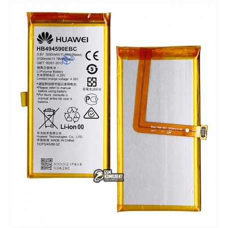 Аккумулятор HB494590EBC для Huawei Honor 7, G620 G628, Li-Polymer, 3,8 В, 3000 мАч
