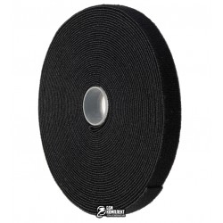 Стрічка-липучка Digitus (AK-770905-100-S) 10м, 15х2.6мм, чорна