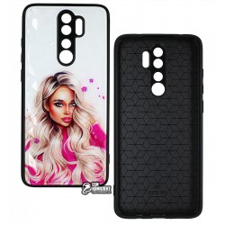 Чехол для Xiaomi Redmi Note 8 Pro, Ladies Pink Prism, пластик-силикон