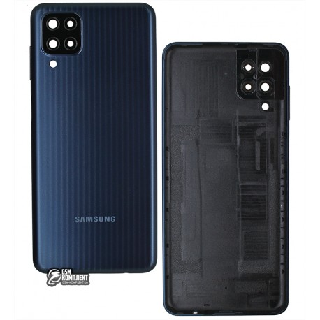 Задня панель корпуса для Samsung M127 Galaxy M12, чорний
