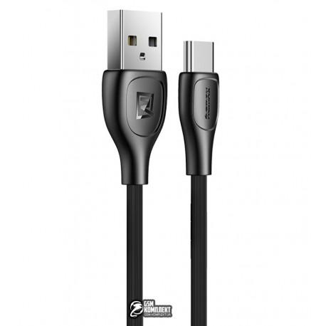 Кабель Type-C - USB, Remax Suji Pro 2.4A data cable RC-138a, чорний