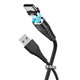 Кабель Type-C - USB, Hoco X63 Racer magnetic charging cable, черный