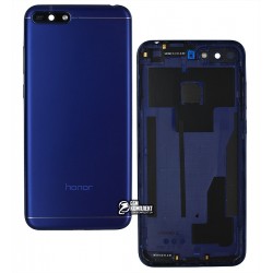 Задня панель корпуса для Huawei Y6 (2018), синій, з боковими кнопками, лого Honor Задня панель корпуса для Huawei Y6 (2018), синій, з боковими кнопками, лого Honor