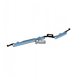 Пластик кнопки включения и громкости Xiaomi Redmi Note 4X, голубой