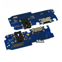 Шлейф Samsung A125F Galaxy A12, M127 Galaxy M12, конектора зарядки, (плата зарядки), copy