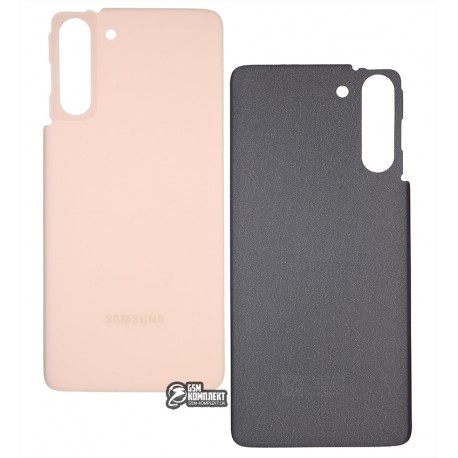 Задняя панель корпуса для Samsung G990 Galaxy S21 (2021), Phantom Pink, светло-розовая