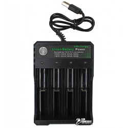 Зарядное устройство для 4-х аккумуляторов 18650, от USB (5В-2А)