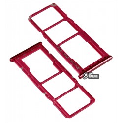 Держатель SIM-карты Samsung A750F Galaxy A7 (2018), розовый