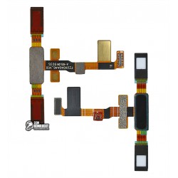 Шлейф Nokia 8 Dual Sim, зі сканером відбитку пальця, чорний