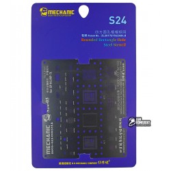 BGA-трафарет Mechanic S24-05 для Apple iPhone 8, iPhone 8 Plus, iPhone X