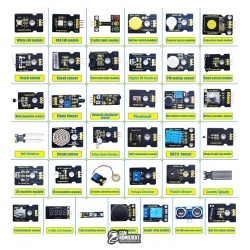 Стартовий набір датчиків Keyestudio 37 в 1, оновлення V3.0 для Arduino, програмування для дітей