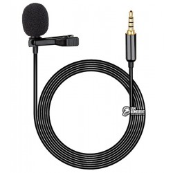 Мікрофон JOYROOM JR-LM1 Lavalier Microphone 2M / Black Мікрофон JOYROOM JR-LM1 Lavalier Microphone 2M / Black