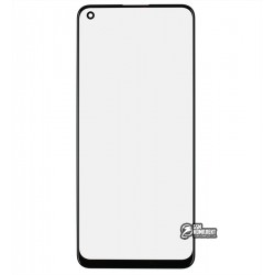 Скло дисплея Realme 7 Pro, з OCA-плівкою, чорне