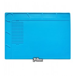 Силіконовий термостійкий килимок S-130B, для паяння та розкладки запчастин, 350x250мм Силіконовий термостійкий килимок S-130B, для паяння та розкладки запчастин, 350x250мм