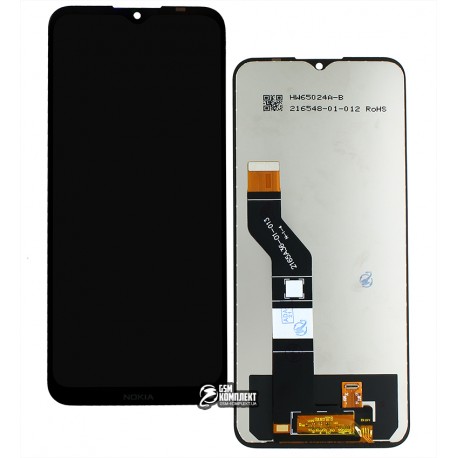 Дисплей для Nokia Nokia 1.4, чорний, з сенсорним екраном, Original (PRC), (TA-1322 / TA-1323 / TA-1329)
