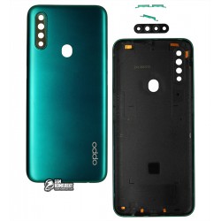 Задняя крышка батареи для Oppo A31, Lake Green, зелёно-голубая