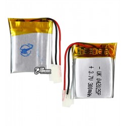 Аккумулятор универсальный, 27 мм, 20 мм, 4 мм, Li-ion 3.7 В, 300мАч, 042025P Аккумулятор универсальный, 27 мм, 20 мм, 4 мм, Li-ion 3.7 В, 300мАч, 042025P