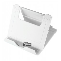 Настільна підставка для телефону складна, біла