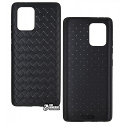 Чехол для Samsung G770 Galaxy S10 Lite (2020), Weaving Case, ультратонкий силикон, черный Чехол для Samsung G770 Galaxy S10 Lite (2020), Weaving Case, ультратонкий силикон, черный