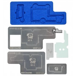 Фіксатор плат Mechanic 3D-X Pro для Apple iPhone X, з 3D BGA-трафаретом