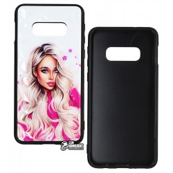 Чохол для Samsung G970 Galaxy S10e, Ladies Pink Prism, пластик-силікон Чохол для Samsung G970 Galaxy S10e, Ladies Pink Prism, пластик-силікон