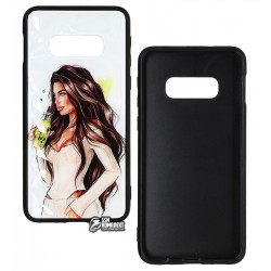 Чохол для Samsung G970 Galaxy S10e, Ladies Yellow Prism, пластик-силікон Чохол для Samsung G970 Galaxy S10e, Ladies Yellow Prism, пластик-силікон