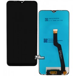 Дисплей для Samsung A105F/DS Galaxy A10, черный, с сенсорным экраном (дисплейный модуль), оригинал (переклеено стекло)