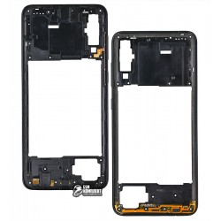 Середня частина корпуса для Samsung A705 Galaxy A70, A705F / DS Galaxy A70, чорний