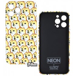 Чехол для Apple iPhone 13 Pro Max, Wave neon x, силикон, doge