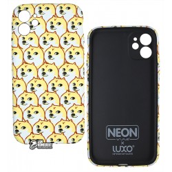 Чохол для Apple iPhone 11, Wave neon x, силікон, doge