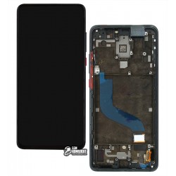 Дисплей для Xiaomi Mi 9T, Mi 9T Pro, Redmi K20, Redmi K20 Pro, черный, с рамкой, оригинал (PRC), M1903F10G, M1903F11G, M1903F10I, M1903F11I, после ...