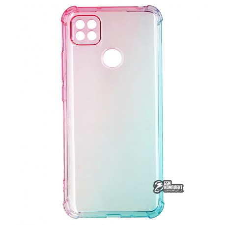 Чехол для Xiaomi Redmi 9C, WAVE Shine case. силиконовый, pink-green