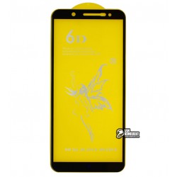 Захисне скло для Samsung A600 Dual Galaxy A6 (2018), J600 Galaxy J6 (2018), 3D, Full Glue, чорне