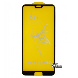 Защитное стекло для Huawei P20 Pro, 4D, Full Glue, черное