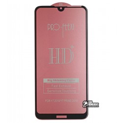 Защитное стекло для Huawei Y7 (2019), Y7 Pro (2019), 5D, ProFlexi, черное