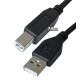 Кабель USB-B - USB2.0, 4.5 м Maxxter U-AMBM-15, A-папа/B-папа, для принтеров