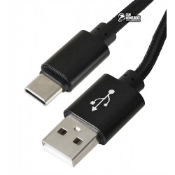 Кабель Type-C – USB, YJ-08, QC3.0, 1 метр, чорний