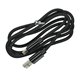 Кабель Type-C – USB, YJ-08, QC3.0, 1 метр, чорний